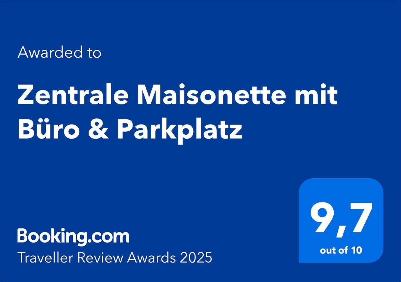 Zentrale Maisonette Mit Buero & Parkplatz Griesheim  Exteriör bild